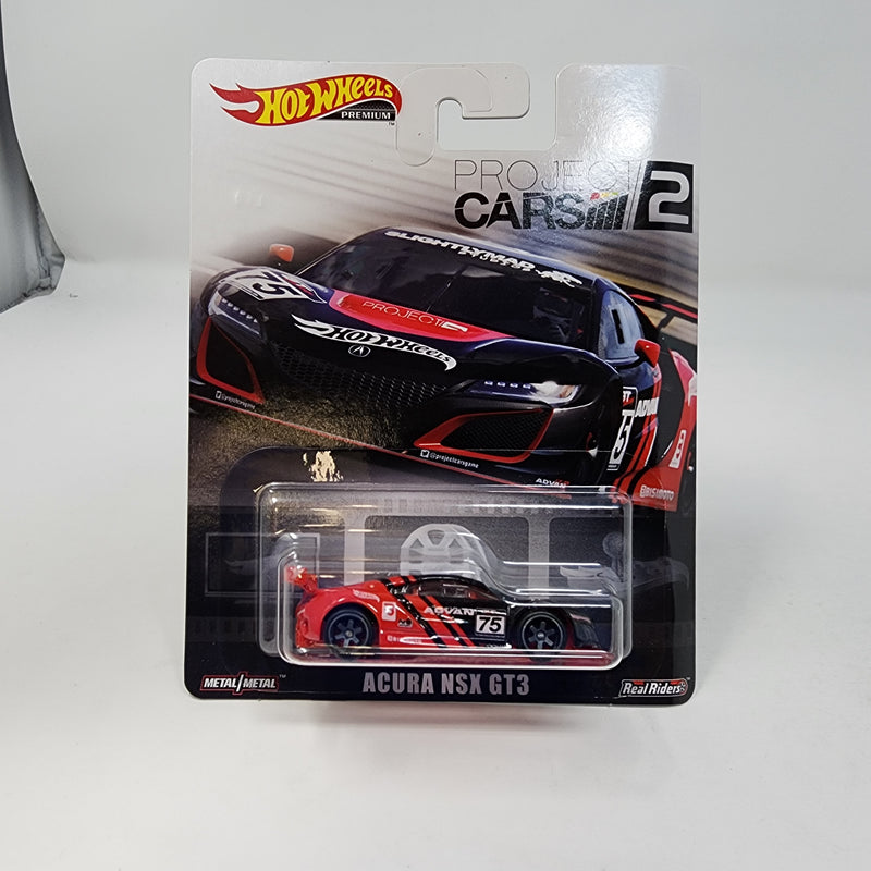 Acura NSX GT3 Project Cars 2 * Hot Wheels Retro