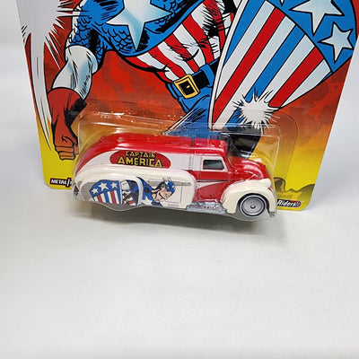 '38 dodge Airflow Captain America Marvel * Hot Wheels Pop Culture