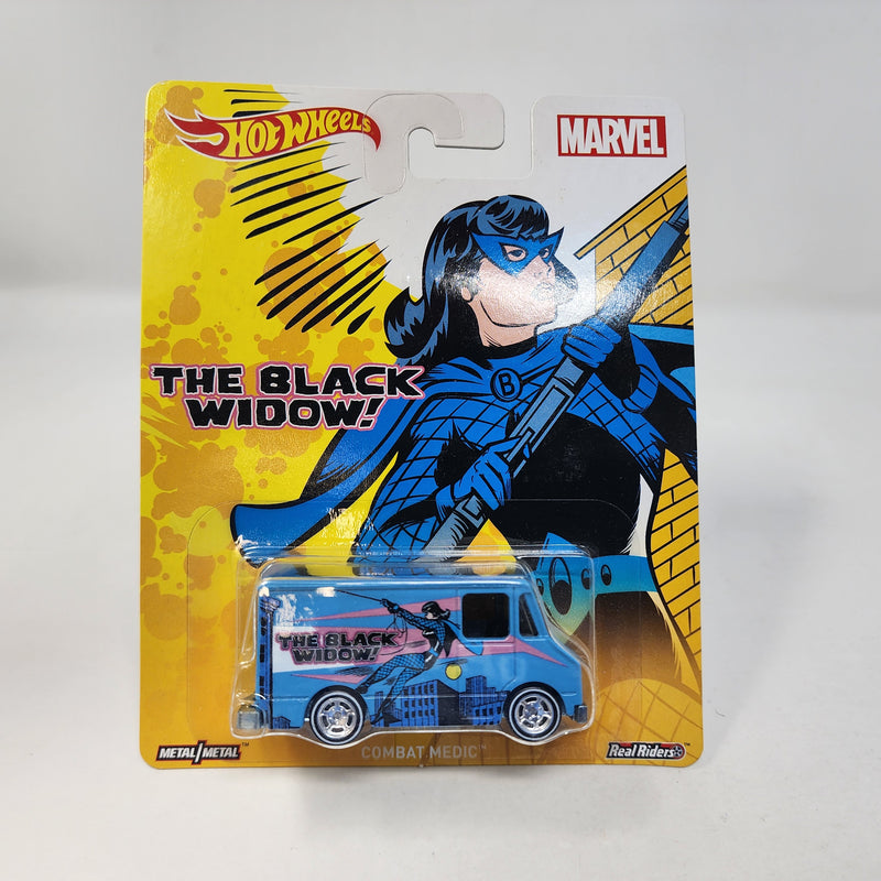 Combat Medic Black Widow marvel * Hot Wheels Pop Culture