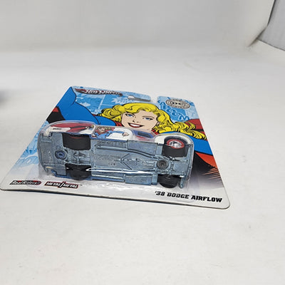 '38 dodge Airflow Supergirl * Hot Wheels Pop Culture DC Comics