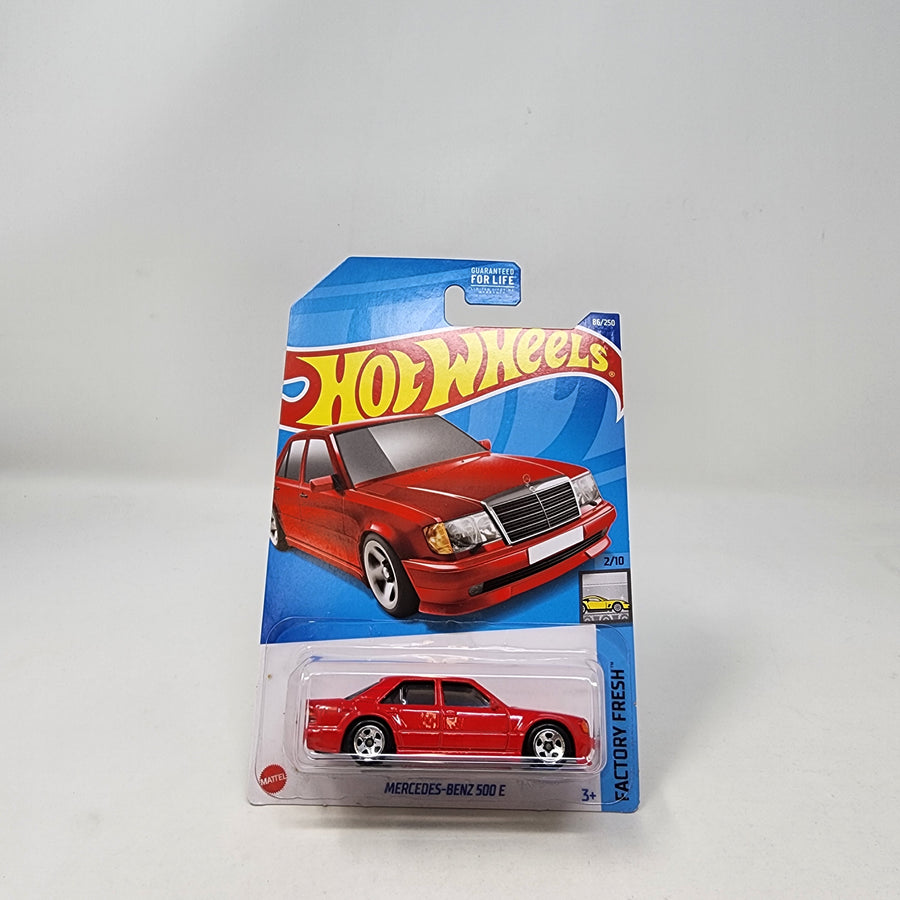 Mercedes-Benz 500 E #86 * RED * 2022 Hot Wheels – Wheelcollectors LLC