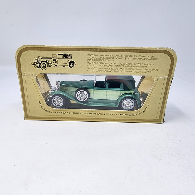 1930 Model J Duesenberg * Matchbox Models of yesteryear 1:43 scale