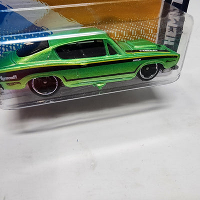 '68 HEMI Barracuda #87 * Green * 2012 Hot Wheels