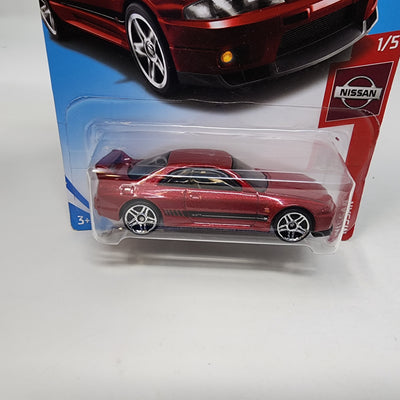 Nissan Skyline GT-R BCNR33 #6 * Burgundy * 2019 Hot Wheels