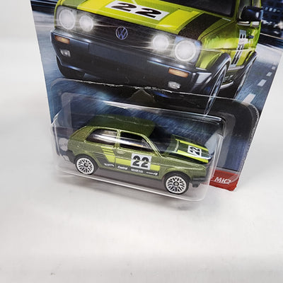 Volkswagen Golf MK2 * Green * Hot Wheels Street Cult Racers Walmart Only