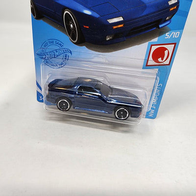 '89 Mazda Savanna RX-7 FC3S #176 * Blue * 2021 Hot Wheels