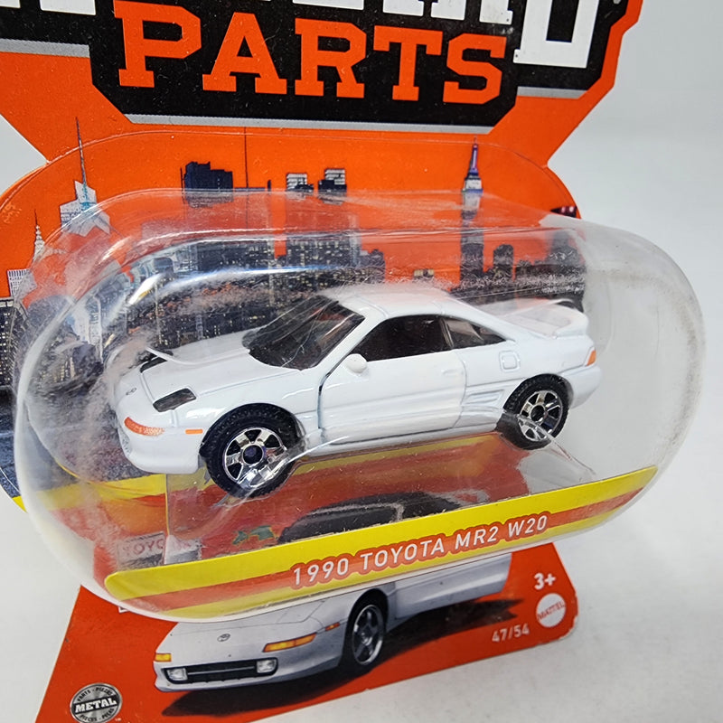 1990 Toyota MR2 W20 * WHITE * Matchbox Moving Parts