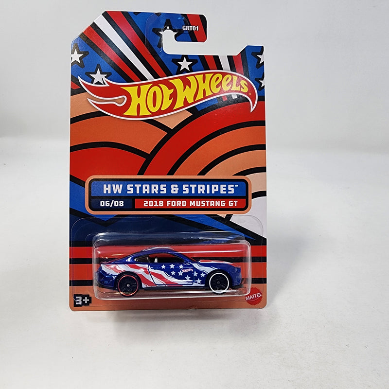 2018 Ford Mustang GT * BLUE * Hot Wheels Stars & Stripes