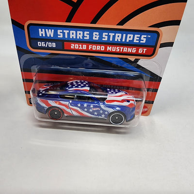 2018 Ford Mustang GT * BLUE * Hot Wheels Stars & Stripes