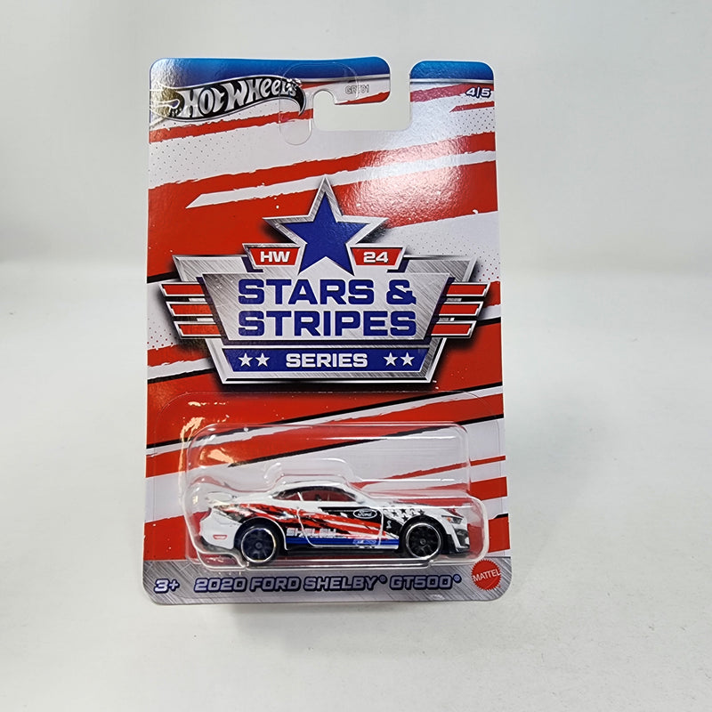 2020 Ford Shelby GT500 * WHITE * Hot Wheels Stars & Stripes