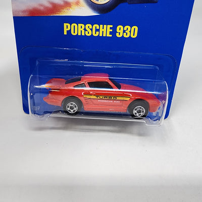 Porsche 930 #148 * Red * Hot Wheels Blue Card