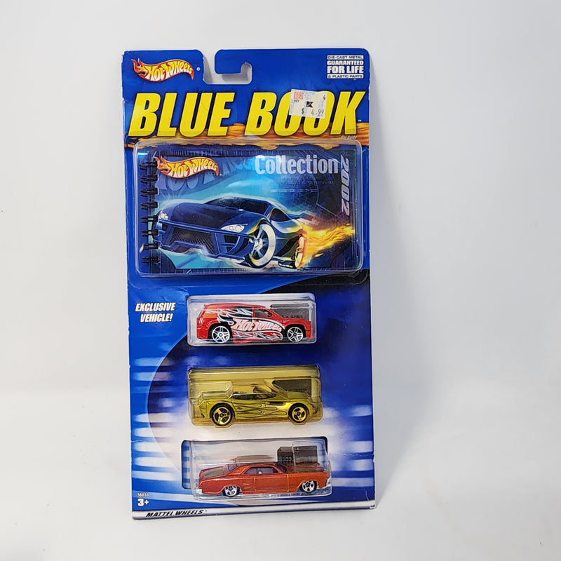 Blue Book 3 Car Pack * 2002 Hot Wheels