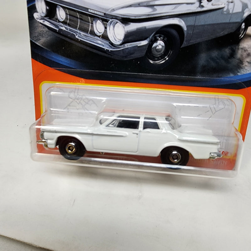 1962 Plymouth Savoy * White * Matchbox Basic