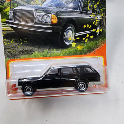 Mercedes-Benz W123 Wagon * BLACK * Matchbox Basic