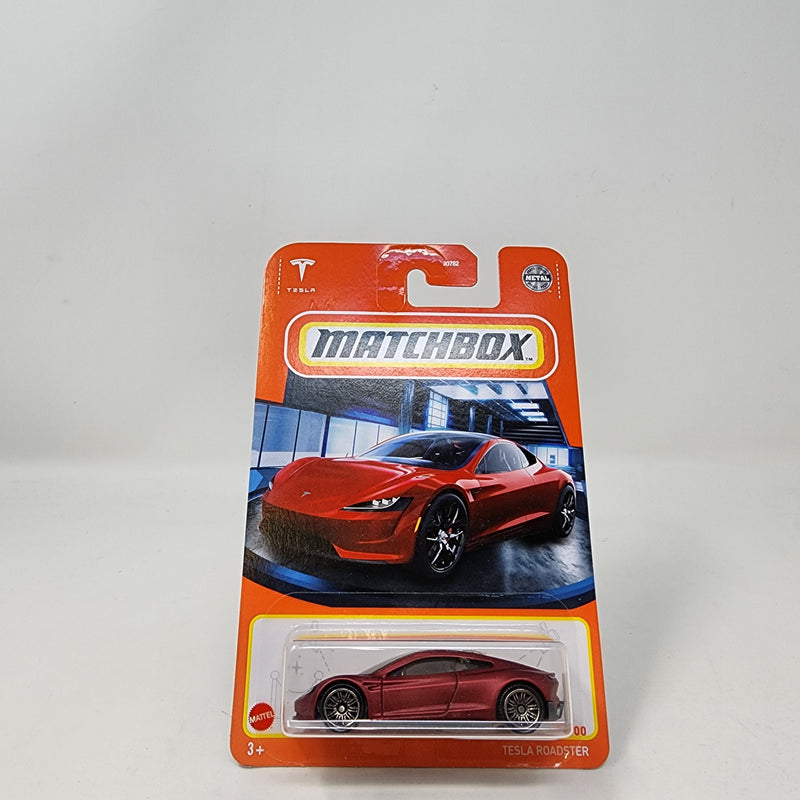 Tesla Roadster * RED * Matchbox Basic