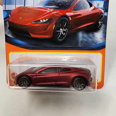 Tesla Roadster * RED * Matchbox Basic