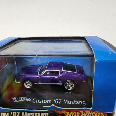 Custom '67 Mustang * Purple * Hot Wheels 1/87 Scale