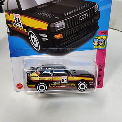 '84 Audi sport Quattro #152 * Black * 2023 Hot Wheels