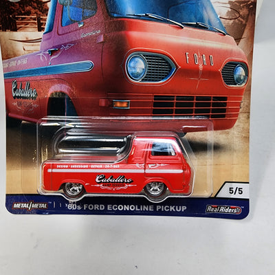 '60s Econoline Pickup * RED * Hot Wheels Shop Trucks Car Culture