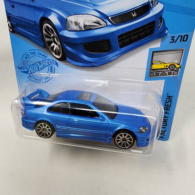 Honda Civic Si #63 * Blue * 2021 Hot Wheels