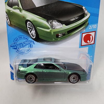 Honda prelude #125 * GREEN Dollar General Only * 2021 Hot Wheels