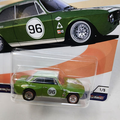 Alfa Romeo Giulia Sprint GTA * Green * Hot Wheels Car Culture Euro Speed