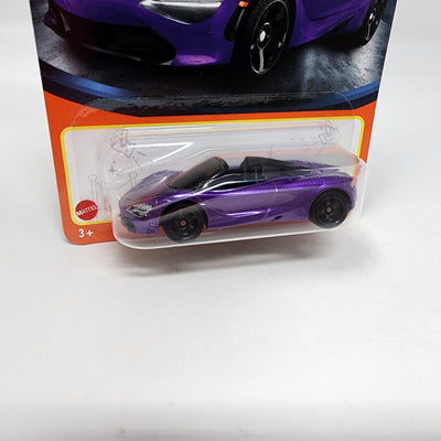 2019 McLaren 720S Spider #85 * Purple * 2024 Matchbox Basic Case J