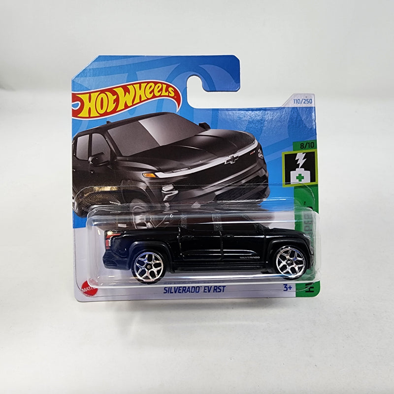 Short Card * Silverado EV RST * BLACK * 2024 Hot Wheels Case Q