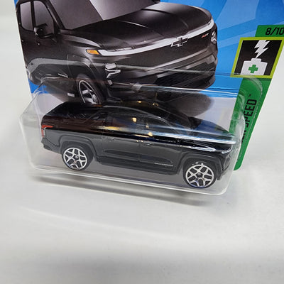 Short Card * Silverado EV RST * BLACK * 2024 Hot Wheels Case Q