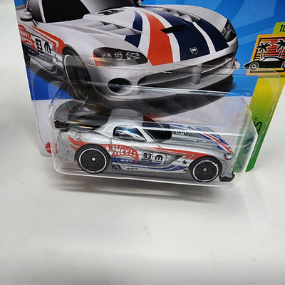 Short Card * Dodge Viper SRT10 ACR #241 * Silver * 2024 Hot Wheels Case Q