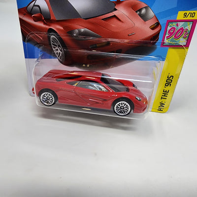 Short Card * McLaren F1 #243 * RED * 2024 Hot Wheels Case Q