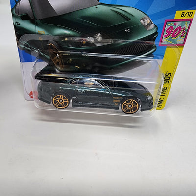 Short Card * Toyota Supra #232 * Green * 2024 Hot Wheels Case Q