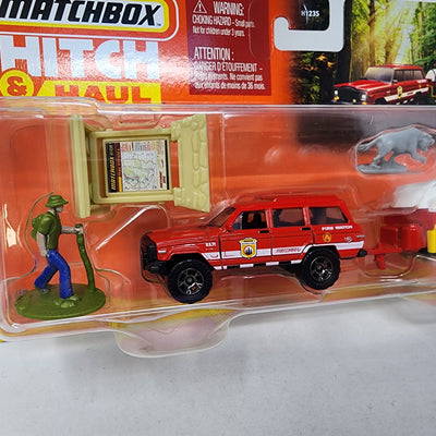 OFF-ROAD * 1988 Jeep Wagoneer/Trailer Trawler * 2024 Matchbox Hitch & Haul