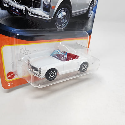 1963 Mercedes-Benz 230 SL #86 * WHITE * 2024 Matchbox Basic Case J & K