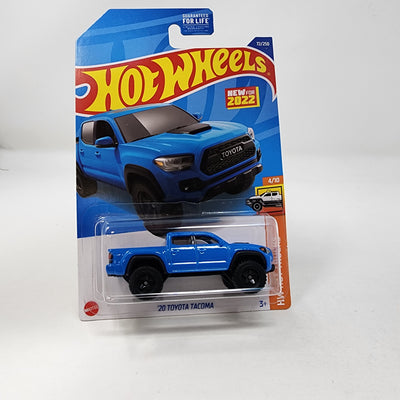 '20 Toyota Tacoma #72 * Blue * 2022 Hot Wheels