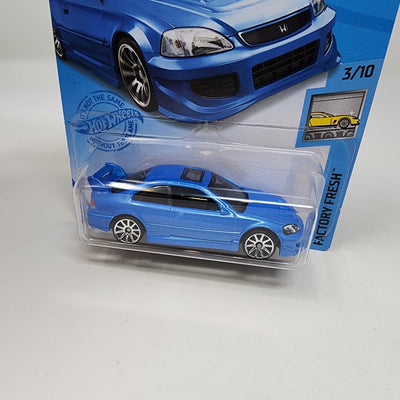 Honda Civic Si #63 * Blue * 2021 Hot Wheels