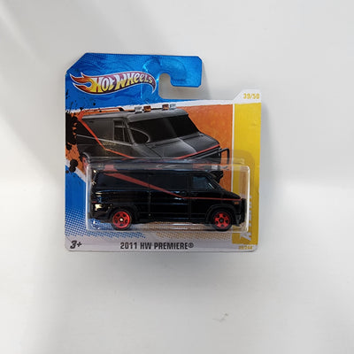 A Team Van #39 * Premiere * Short Card 2011 Hot Wheels