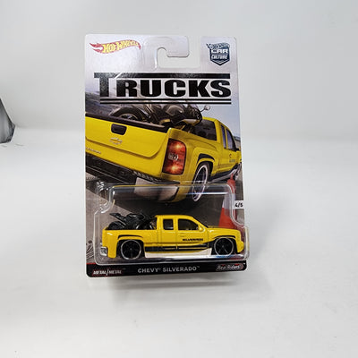 Chevy Silverado * Yellow * Hot Wheels Car Culture TRUCKS Series