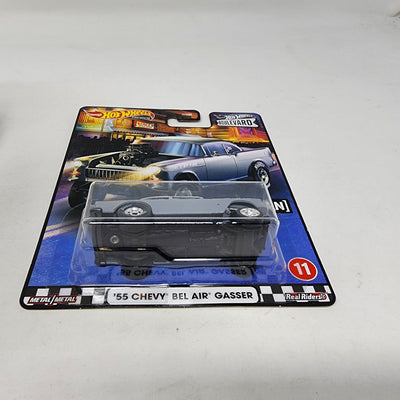 '55 Chevy Bel Air Gasser Grey * Hot Wheels Boulevard Series