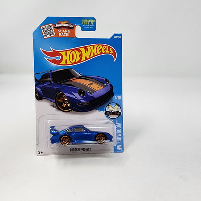 Porsche 993 GT2 #114 * BLUE * 2016 Hot Wheels