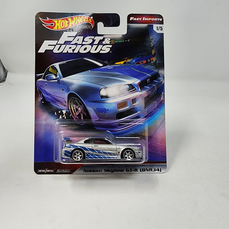 Nissan Skyline GT-R BNR34 * Hot Wheels Fast & Furious * Fast Imports