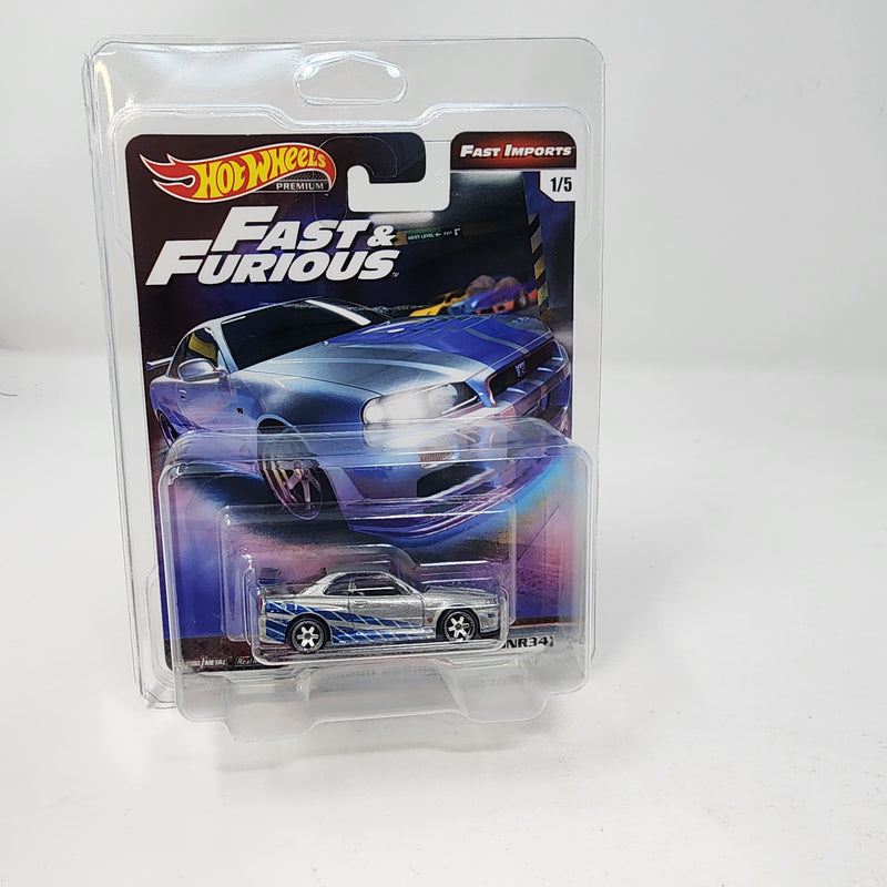 Nissan Skyline GT-R BNR34 * Hot Wheels Fast & Furious * Fast Imports