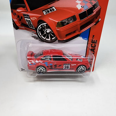 BMW E36 M3 Race #169 * RED * 2014 Hot Wheels