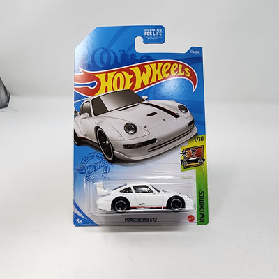 Porsche 993 GT2 #174 * White * 2021 Hot Wheels