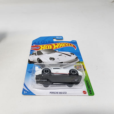 Porsche 993 GT2 #174 * White * 2021 Hot Wheels