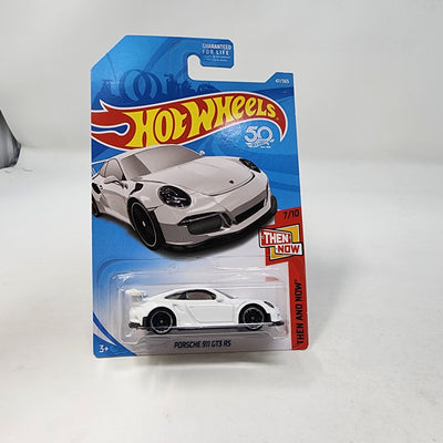 Porsche 911 GT3 RS #47 * WHITE * 2018 Hot Wheels