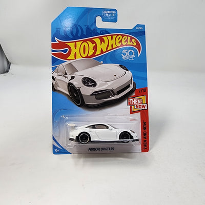 Porsche 911 GT3 RS #47 * WHITE * 2018 Hot Wheels