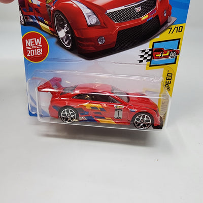 '16 Cadillac ATS-V R #198 * RED * Hot Wheels 2018