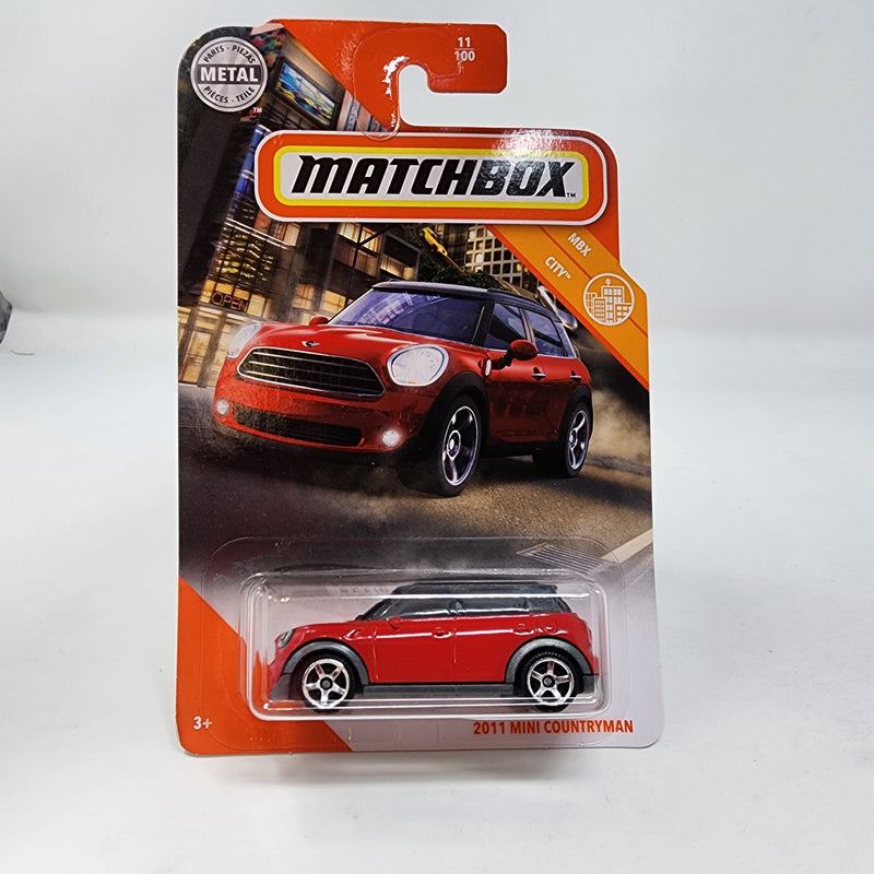 2011 Mini Countryman * RED * Matchbox Basic