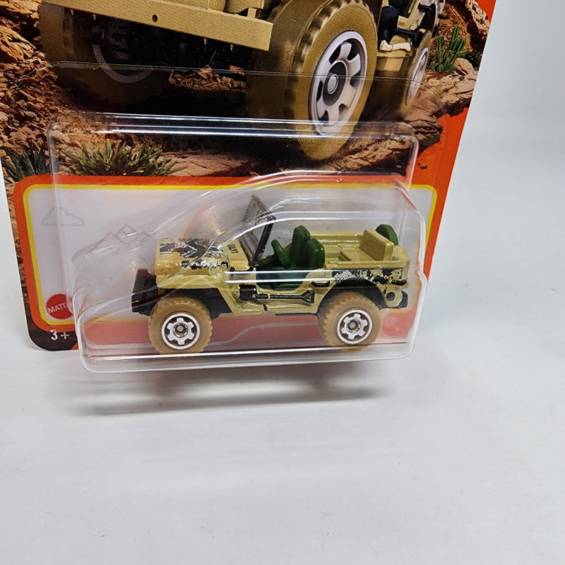 1948 Willys Jeep * TAN * Matchbox Basic